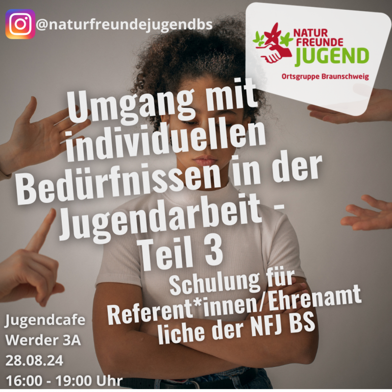 Umgang mit individuellen Bedürfnissen in der Jugendarbeit – Teil 3