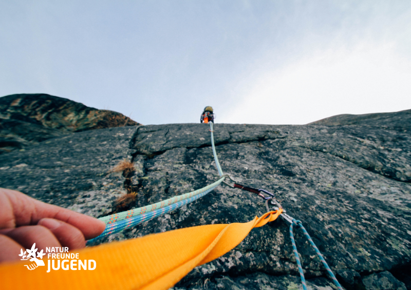 Kletteraktion am Ith